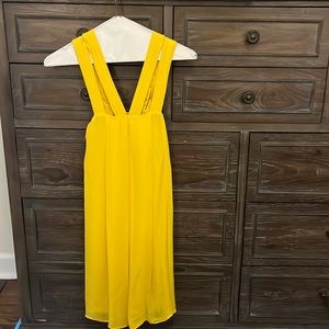 Alice and Olivia yellow dress